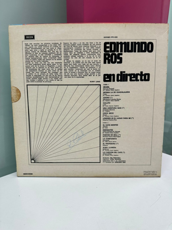 9-9-61044-2-Vinilo Edmundo Ros en directo