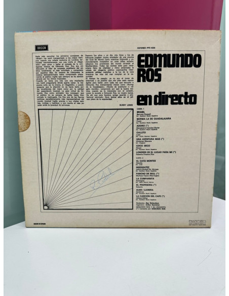 9-9-61044-2-Vinilo Edmundo Ros en directo