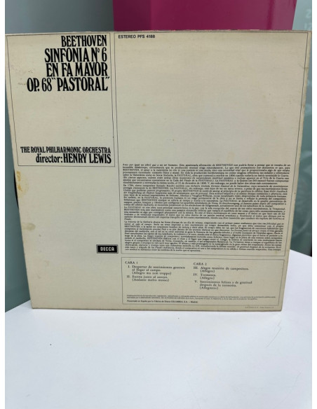 9-9-61045-1-Vinilo Beethoven Pastoral. Sinfonía no.6 en fa mayor, op.68