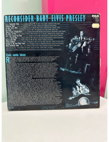 9-9-61049-2-Vinilo Reconsider baby. Elvis Presley
