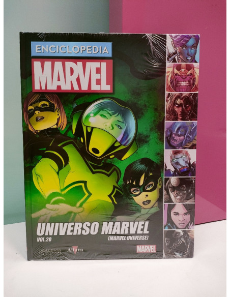 9-9-51089-1-Cómic Enciclopedia marvel 95 Universo Marvel vol.20
