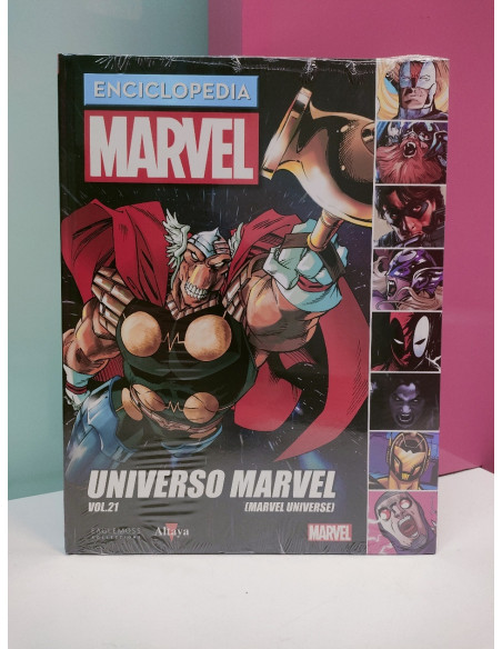 9-9-51090-1-Cómic Enciclopedia marvel 96 Universo Marvel vol.21