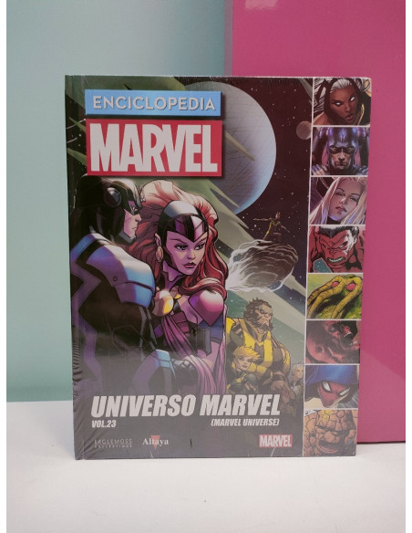 9-9-51091-1-Cómic Enciclopedia marvel 98 Universo Marvel vol.23