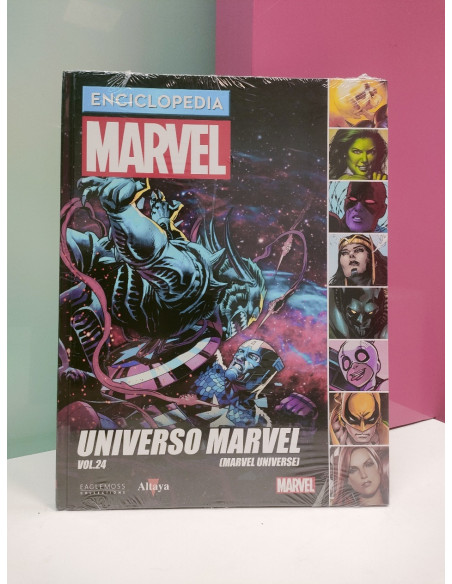 9-9-51092-1-Cómic Enciclopedia marvel 99 Universo Marvel vol.24