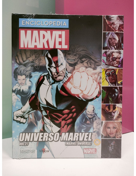 9-9-51095-1-Cómic Enciclopedia marvel 102 Univero Marvel vol.27
