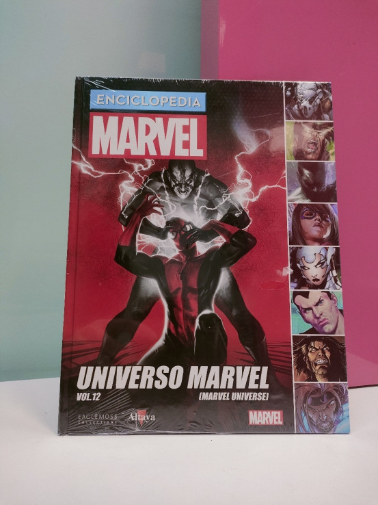 9-9-51214-1-Cómic Enciclopedia marvel 87 Universo Marvel vol.12