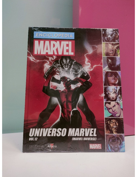 9-9-51214-1-Cómic Enciclopedia marvel 87 Universo Marvel vol.12