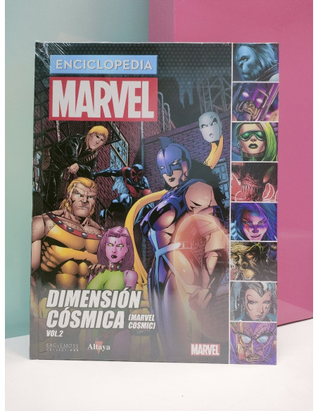 9-9-51232-1-Cómic Enciclopedia marvel 35 Dimension Cosmica vol.2