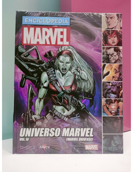 9-9-51238-1-Cómic Enciclopedia marvel 85 Universo Marvel vol.10