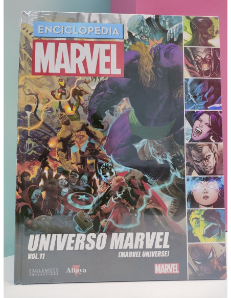 9-9-51213-1-Cómic Enciclopedia marvel 86 Universo Marvel vol.11