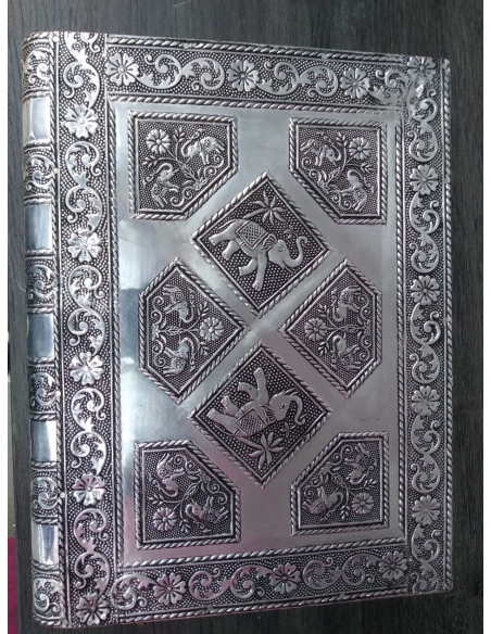 9-9-44812-2-Varios Joyero De Latón Piel De Leopardo