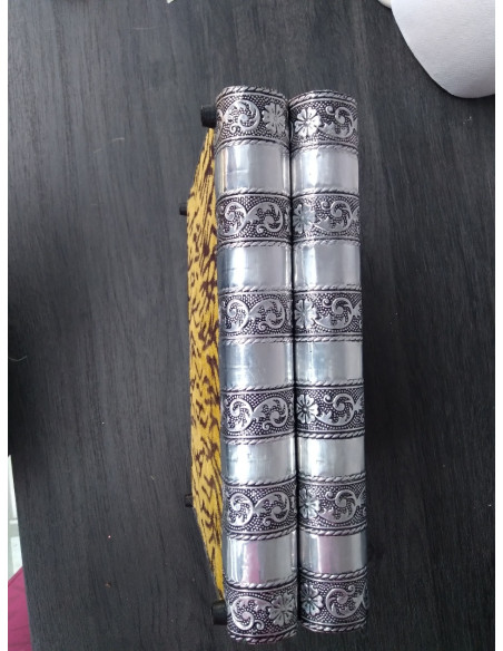 9-9-44812-3-Varios Joyero De Latón Piel De Leopardo