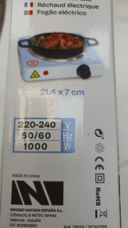 9-1-258536-1-Hornillo electrico 1000W Seven hause 