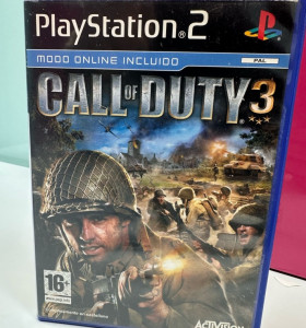 9-9-69472-1-Videojuego PS2 Call Of Duty 3