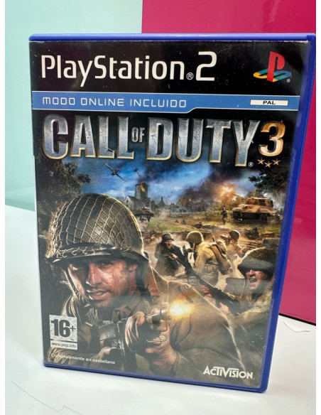 9-9-69472-1-Videojuego PS2 Call Of Duty 3
