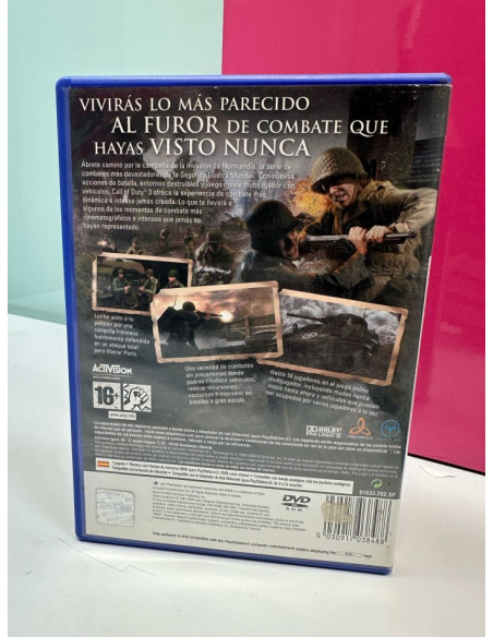 9-9-69472-3-Videojuego PS2 Call Of Duty 3