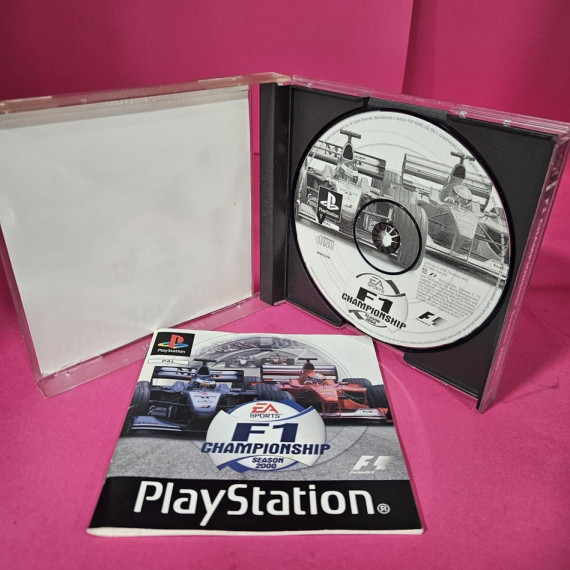 8-8-70913-3-Videojuego PS1 F1 Championship Season 2000 (librillo)