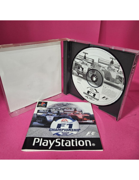 8-8-70913-3-Videojuego PS1 F1 Championship Season 2000 (librillo)