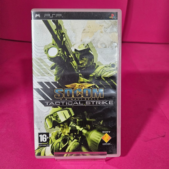 8-8-70982-4-Videojuego PSP SOCOM : U.S. Navy SEALs Tactical Strike 
