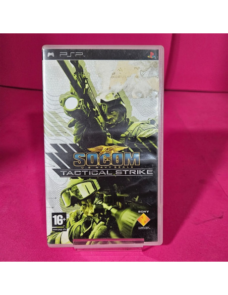 8-8-70982-4-Videojuego PSP SOCOM : U.S. Navy SEALs Tactical Strike 