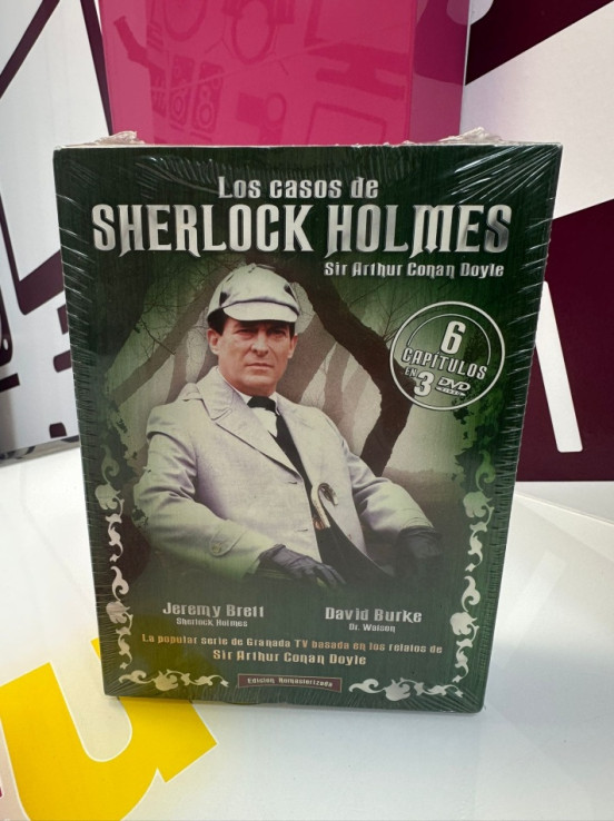 9-9-72285-2-Cine, DVD y películas los casos de sherlock holmes sir arthur conan (presintado)