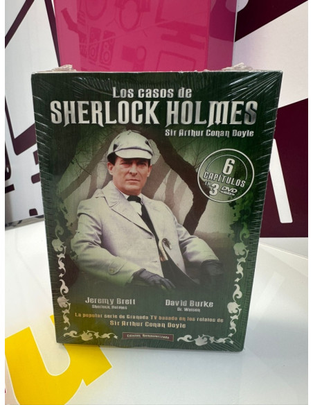 9-9-72285-2-Cine, DVD y películas los casos de sherlock holmes sir arthur conan (presintado)