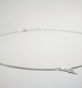 6-1-186690-1-Cadena eslabones tipo rolo Bailarina ECL9357 de Rodio 