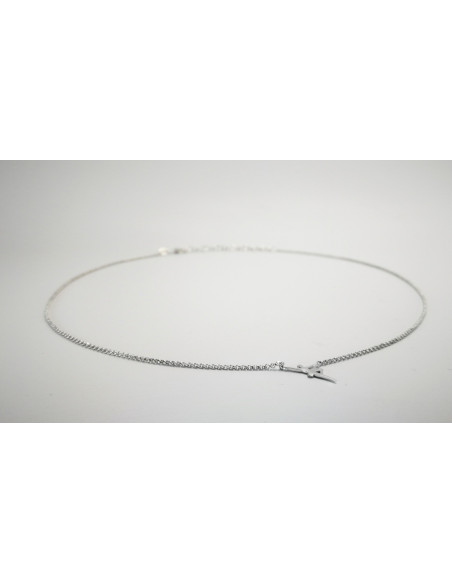 6-1-186690-1-Cadena eslabones tipo rolo Bailarina ECL9357 de Rodio 