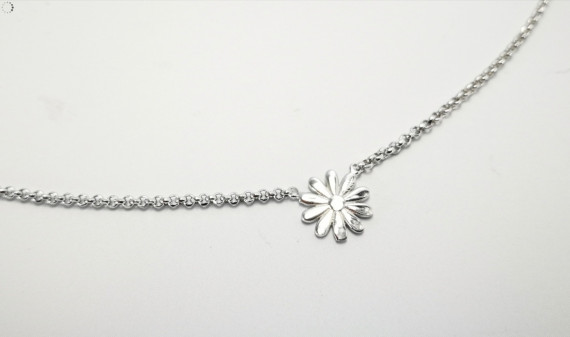 6-1-186722-2-Cadena eslabones tipo rolo Flor ECL 9658 de plata de ley 925