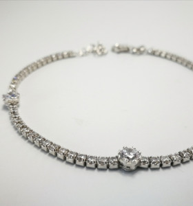 6-1-186826-1-Pulsera semirígida piedras 3 centrales BR 2305 Rodio