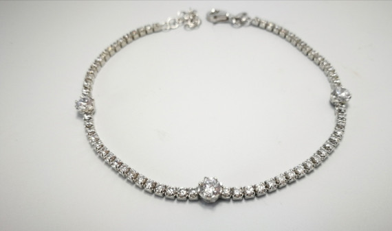 6-1-186826-2-Pulsera semirígida piedras 3 centrales BR 2305 Rodio