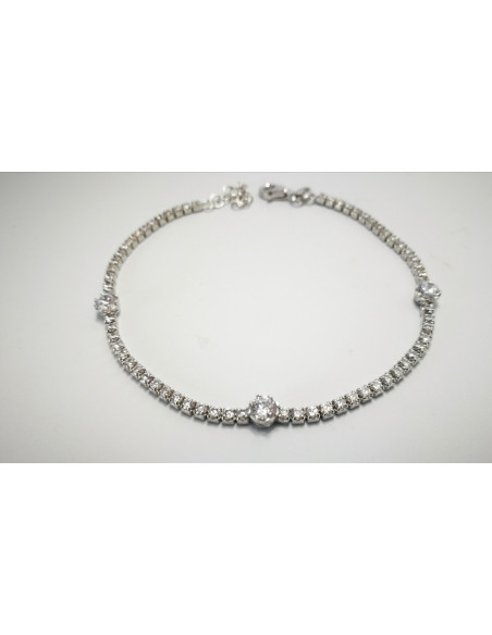 6-1-186826-2-Pulsera semirígida piedras 3 centrales BR 2305 Rodio