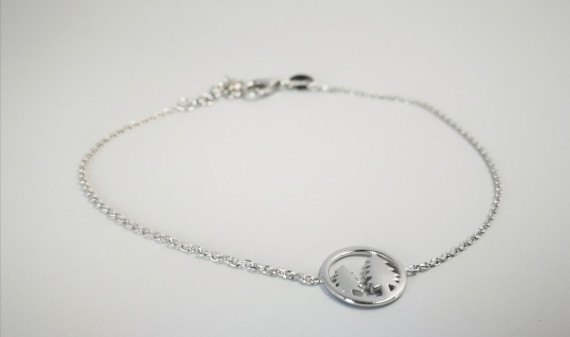 6-1-186897-3-Pulsera circulo Abetos EBR26198 Rodio