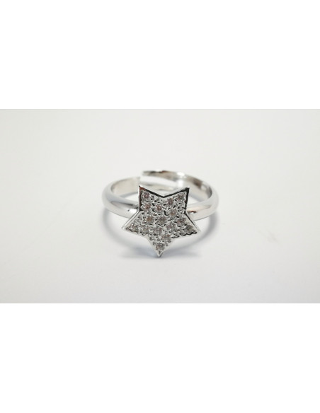 6-1-187083-2-Anillo con Estrella piedras de Rodio