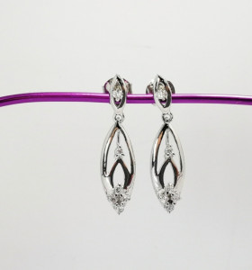 6-1-198185-2-Pendientes plata de ley 925 con circonitas 2