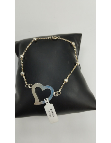 6-1-245867-1-Pulsera eslabones con corazón de plata de ley 925