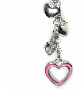 6-2-92957-1-Pendientes colgante corazón rosa