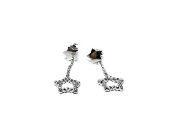 6-2-92977-3-Pendientes colgantes estrellas bolitas