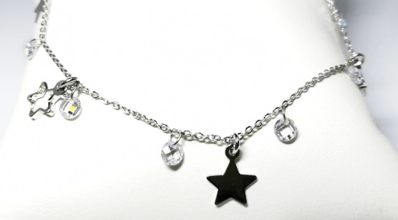 6-2-93183-5-Pulsera estrella con piedra colgante