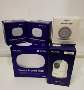 6-6-141245-1-Sistema de seguridad Kit Sensores,camara y smart Hub