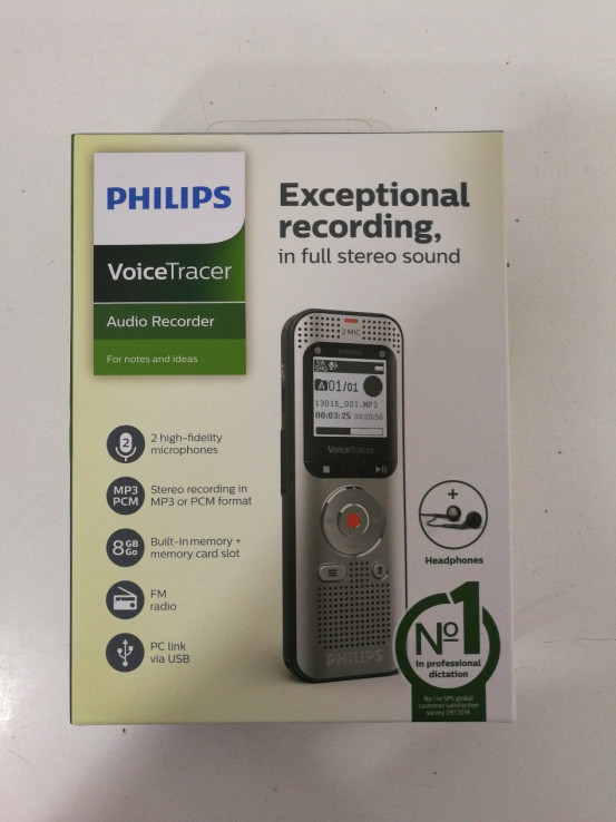 6-6-148810-3-Dictáfono Philips VoiceTracer 