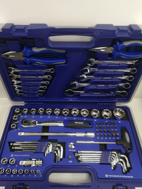 6-6-155459-2-Kit Herramientas Variadas Maletin Mecanico 84P