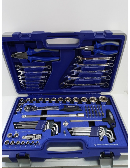 6-6-155491-2-Llaves MALETÍN NORAUTO - 84 PIEZAS Sin Uso