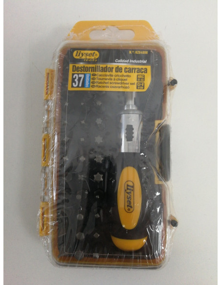 6-6-158147-1-Herramientas De Mano DESTORNILLADOR CARRACA LIYSET NUEVO