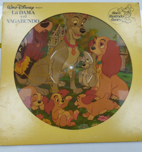 6-6-160384-1-Coleccionismo musical Walt disney La dama y el Vagabundo
