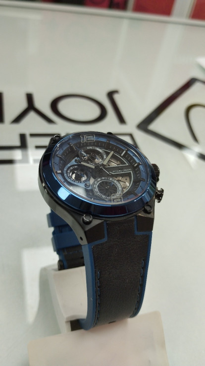 6-6-161560-2-Reloj Pulsera Premium Caballero Jacques Lemans 1-2150- Azul Y Negro