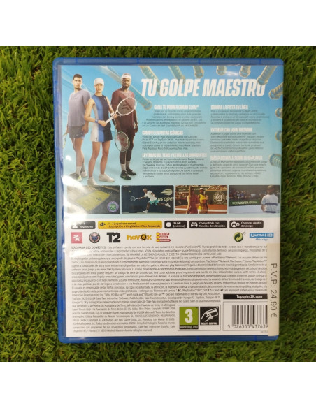 6-6-162252-2-Videojuego PS5 top spin 2k25 ps5