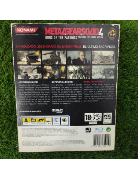 6-6-162472-2-Videojuego PS3 Metalgearsolid4
