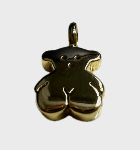 6-9-67573-3-Colgante de oso TOUS de oro amarillo 18K., L 2.22 cm