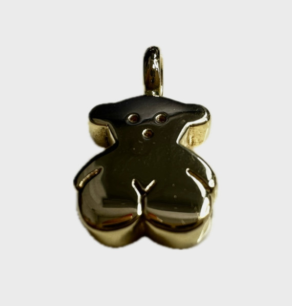 6-9-67573-3-Colgante de oso TOUS de oro amarillo 18K., L 2.22 cm